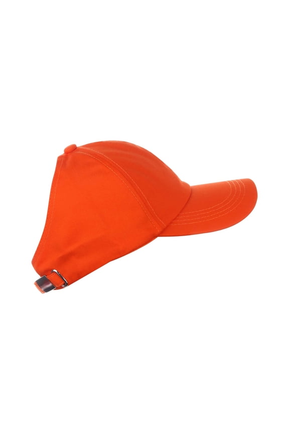 Ponytail Hat for Women, Adjustable Baseball Cap, for Sun Visor Messy Bun Curly Hair Everyday Wear Red