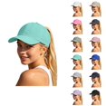 thumbnail image 1 of Ponytail Hats for Women Lightweight Breathable Mesh Back Baseball Cap Trucker Hat, 1 of 7
