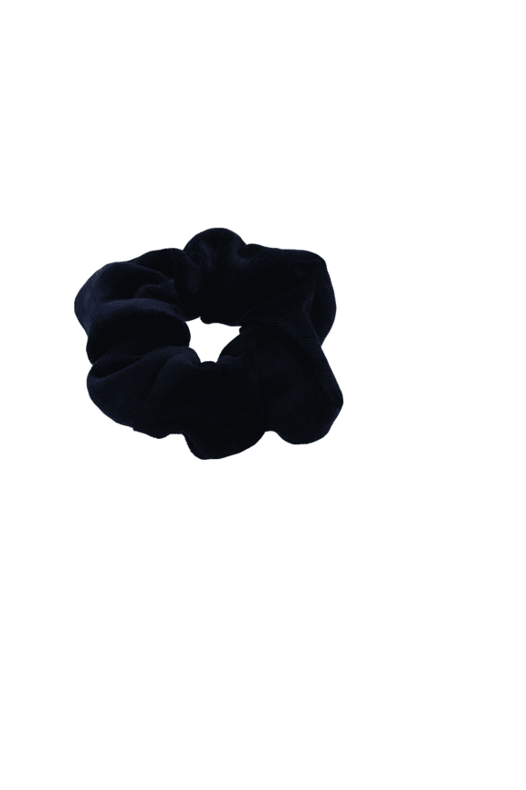 Ponytail Holder & Scrunchie, Navy Blue, 4 Pack