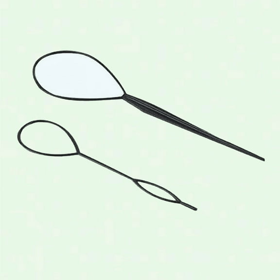 Ponytail Maker Plastic Loop Styling Tools for Topsy Black Hair Braids