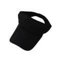 thumbnail image 1 of Ponytail Visor Hat for Women | Wide Brim Sun Protection Cap | Breathable Open Top, Quick Drying Fabric, Sweat Absorbent Band, Adjustable Fit, Summer Beach Activewear, 1 of 7