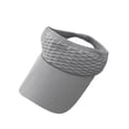 thumbnail image 1 of Ponytail Visor Hat for Women | Wide Brim Sun Protection Cap | Breathable Open Top, Quick Drying Fabric, Sweat Absorbent Band, Adjustable Fit, Summer Beach Activewear, 1 of 7