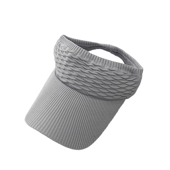 Ponytail Visor Hat for Women | Wide Brim Sun Protection Cap | Breathable Open Top, Quick Drying Fabric, Sweat Absorbent Band, Adjustable Fit, Summer Beach Activewear