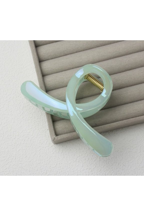 Ponytail clip hairpin, high-end colorful bow, large grabber clip for women's hair on the back of the head