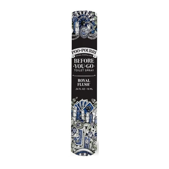 Poo-Pourri Before You Go Toilet Spray, Royal Flush, 0.34 oz/10 ml