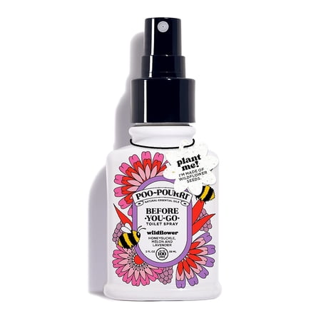 Poo-Pourri Before-You-go Toilet Spray, Wildflower Scent, Honeysuckle, Melon and Lavender, Up To 100 Uses, 2 oz