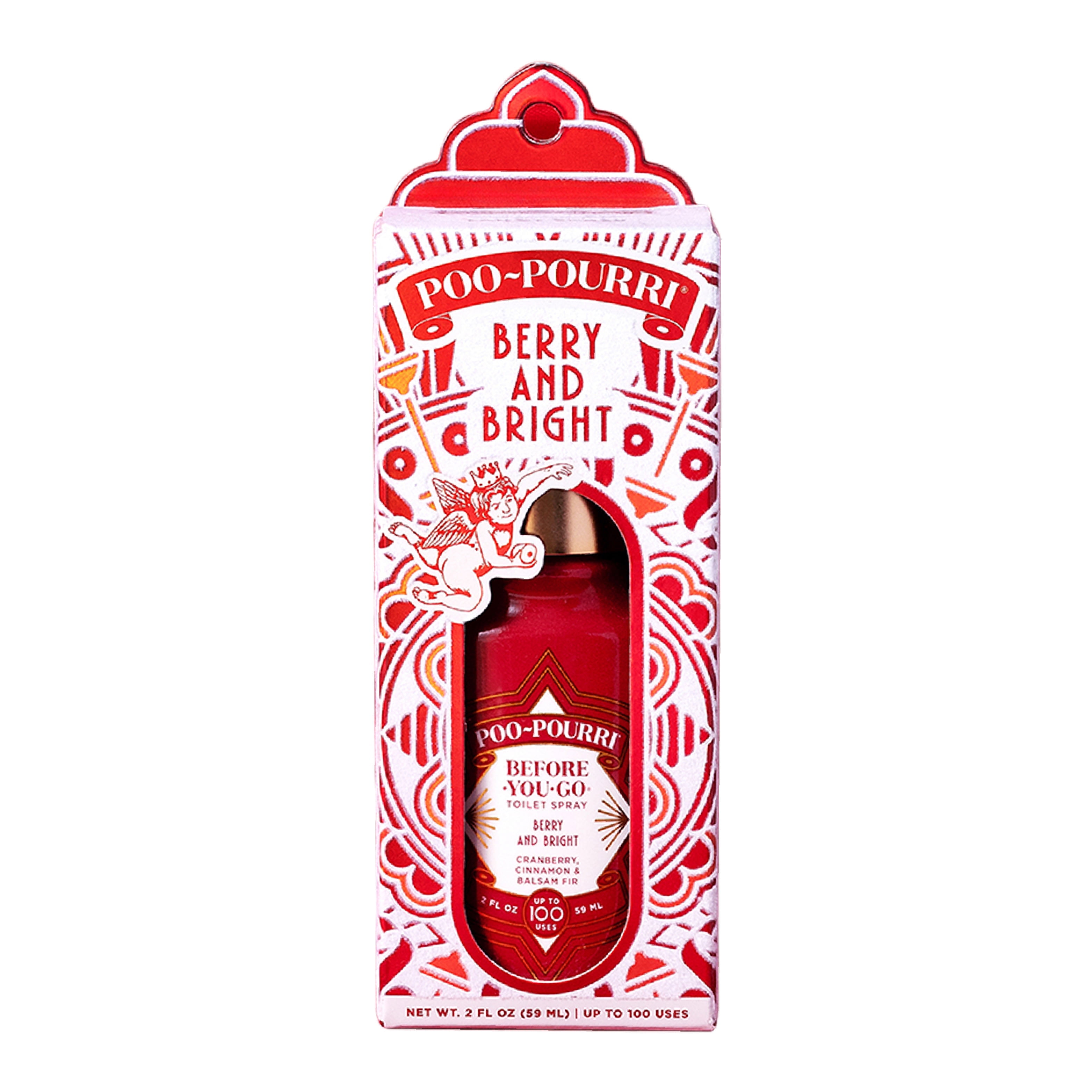 Poo-Pourri Berry and Bright Toilet Spray, 2 fl oz
