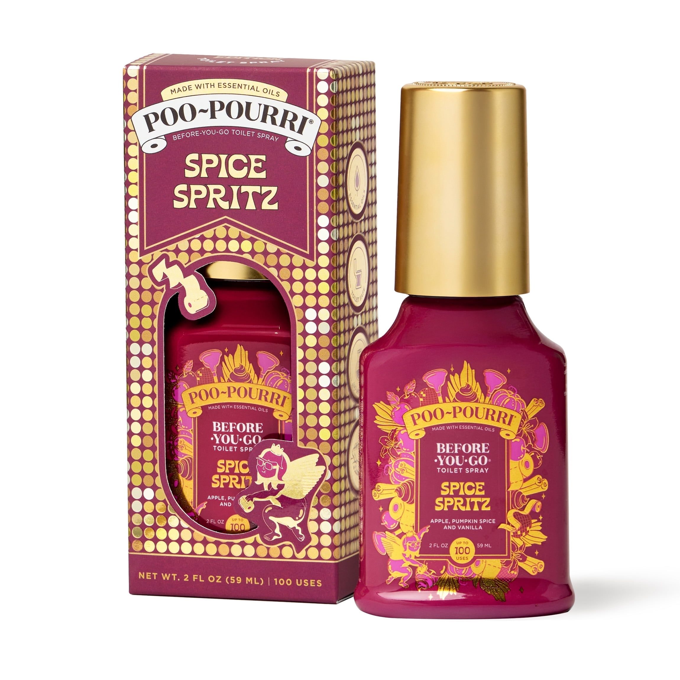 Poo-Pourri Fall 2oz Spice Spritz Boxed - Walmart.com