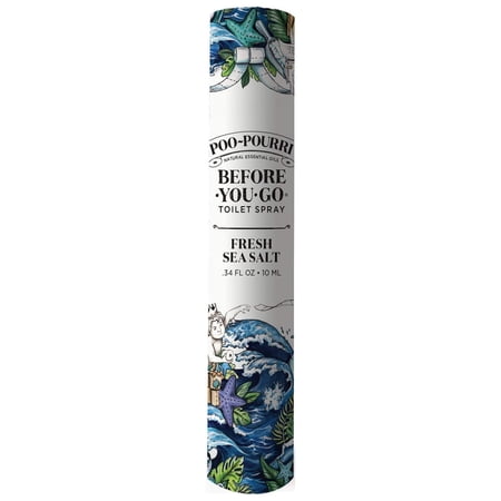 Poo~Pourri Fresh Sea Salt 10mL Before-You-Go Toilet Spray, Travel Size