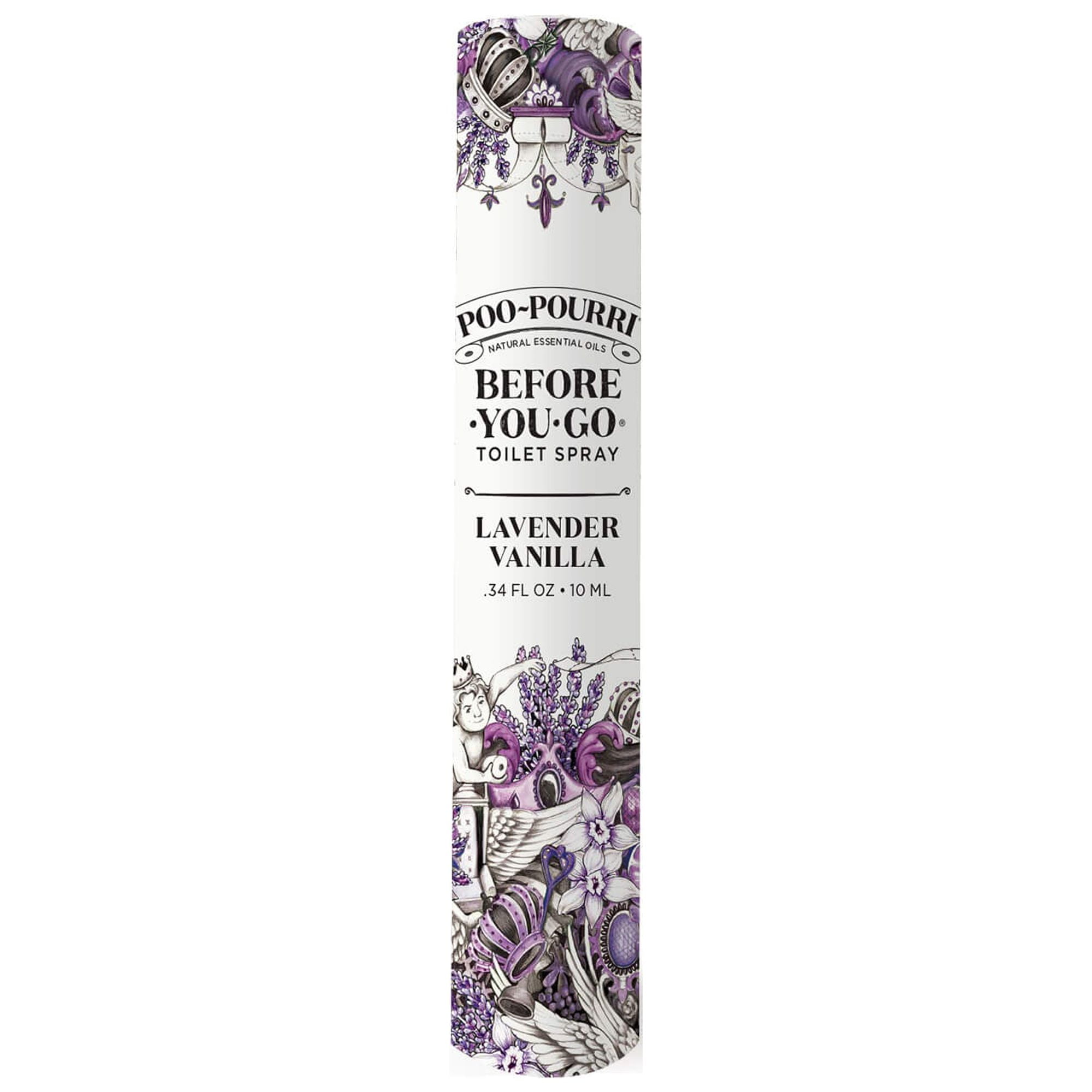PooPourri Lavender Vanilla 10mL Travel Size Toilet Spray