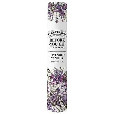 Poo-Pourri Lavender Vanilla 10mL Travel Size Toilet Spray