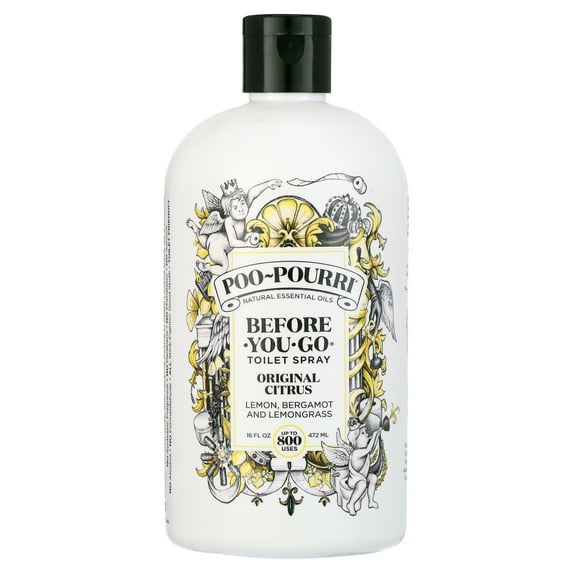 Poo-Pourri Before-You-Go Toilet Spray Refill, Original Citrus, 16 fl oz