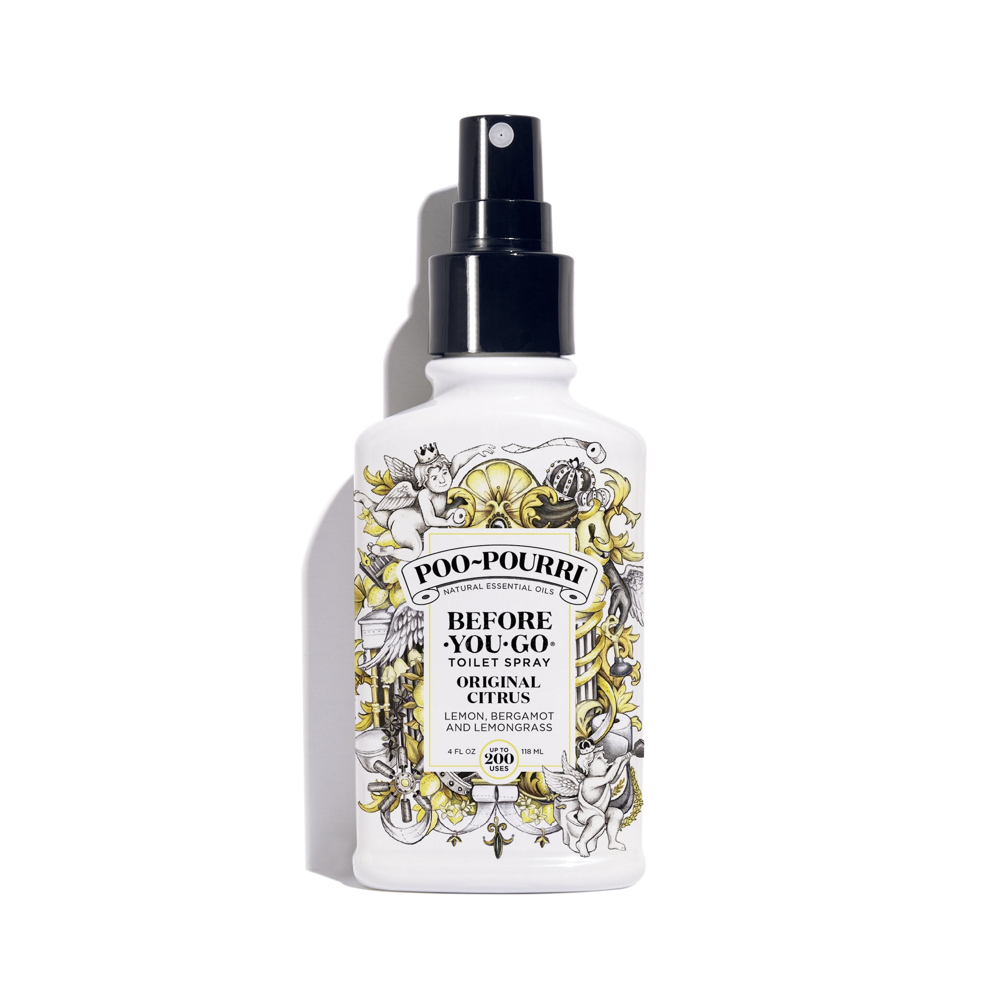 Poo-Pourri, Toilet Spray, 4oz, Original Citrus with Essential Oils