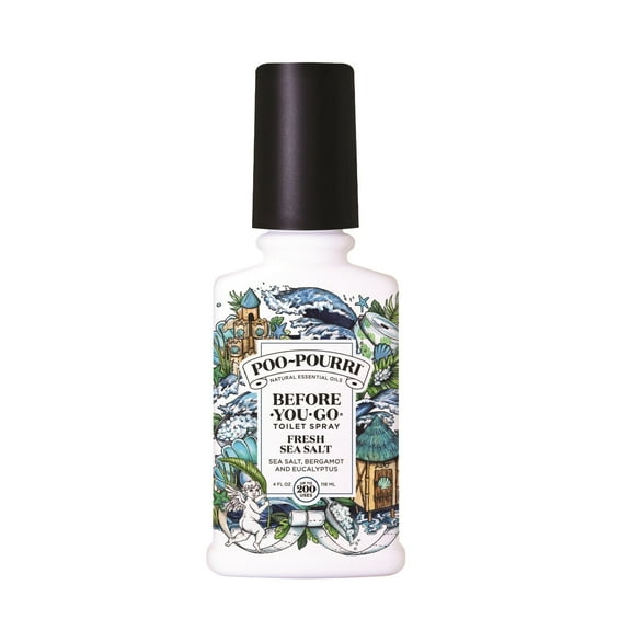 Poo~Pourri Toilet Spray, Fresh Sea Salt 4 Fl Oz