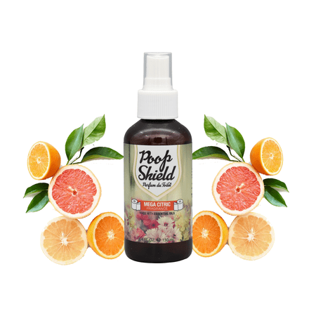 Poo Shield Toilet Spray 4 FL. OZ. Mega Citric Fragrance