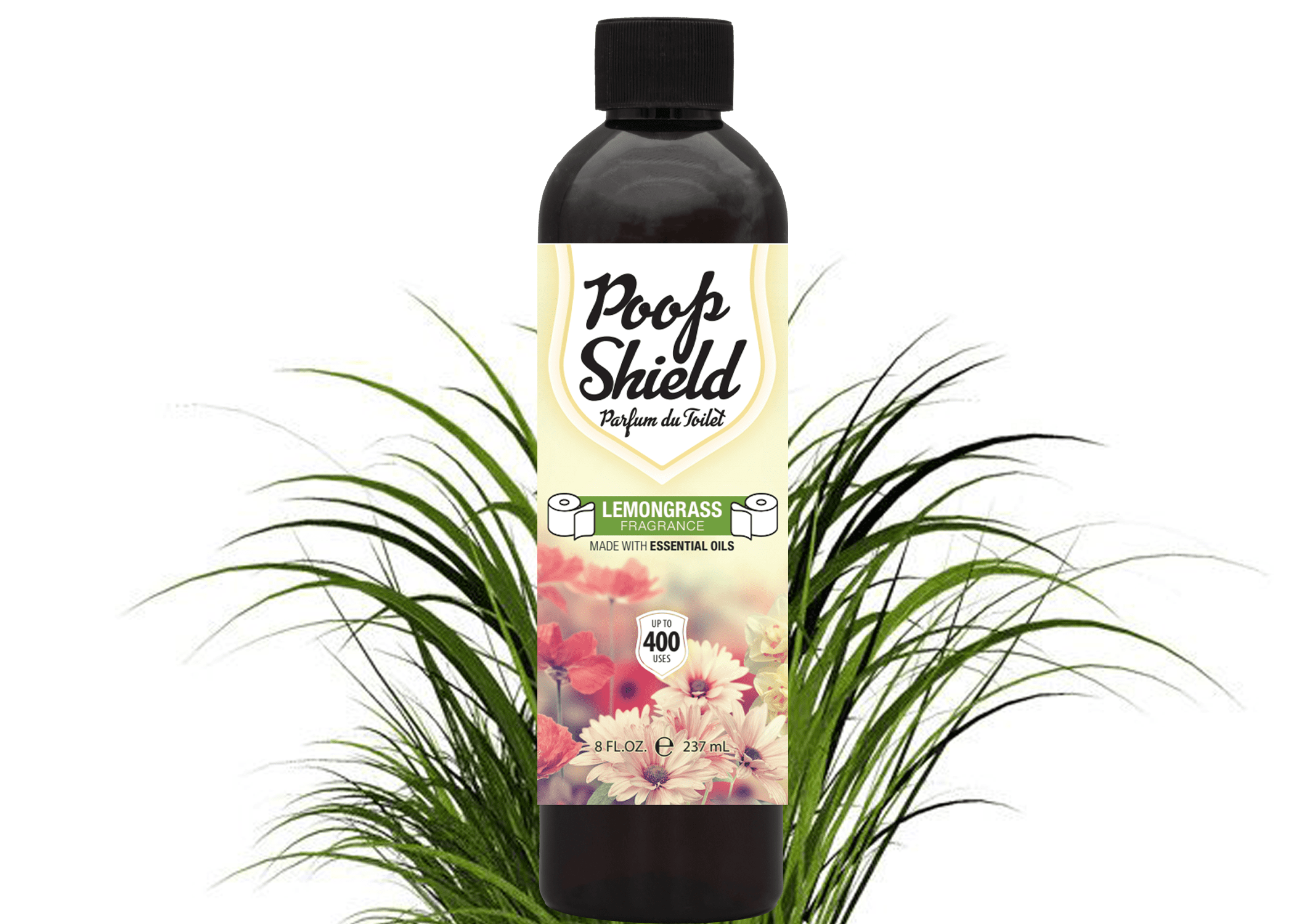 Poo Shield Toilet Spray 8 FL. OZ. Lemongrass Fragrance - Walmart.com