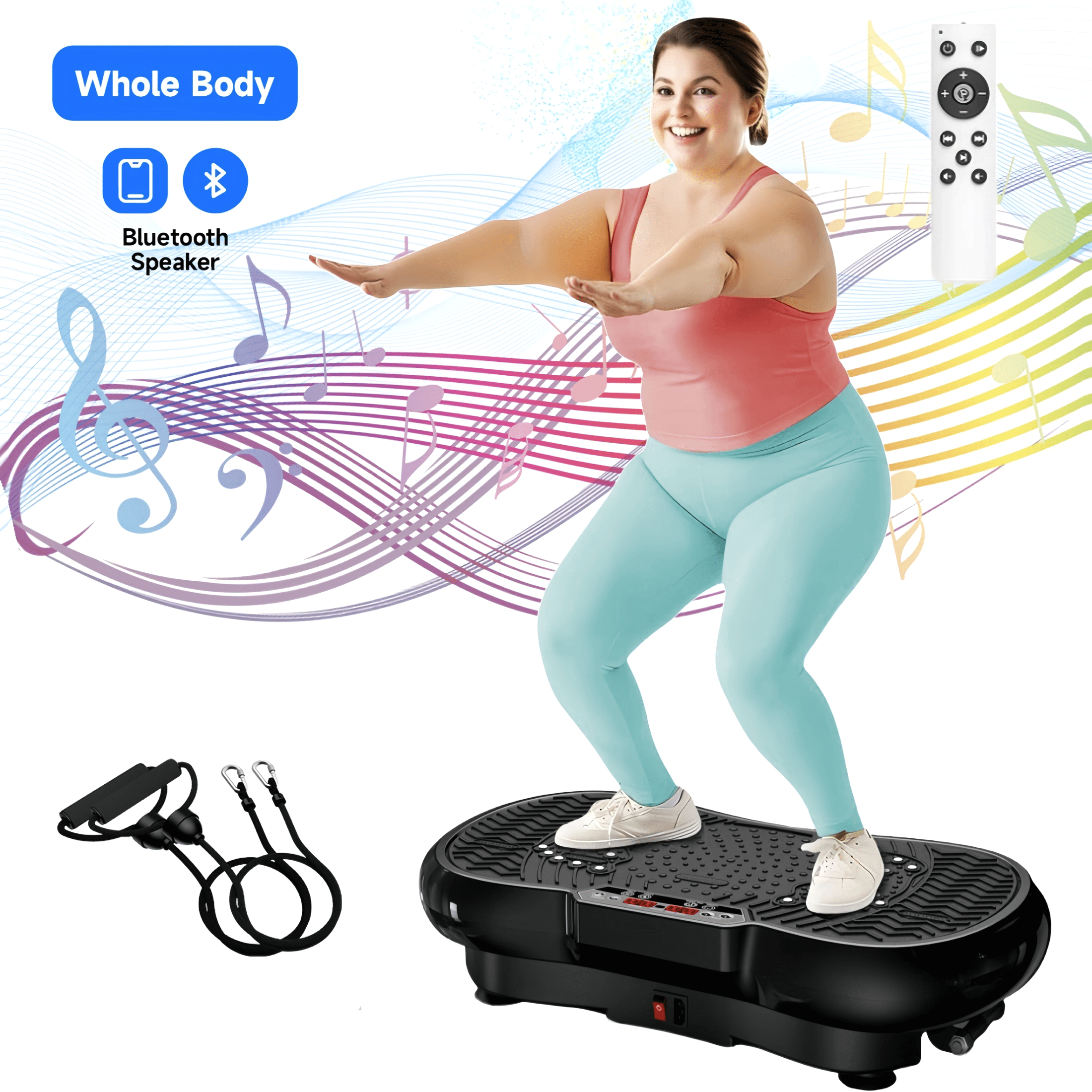Pooboo Spin Fitness Bluetooth Magnetic Indoor Cycling Bike, Heavy