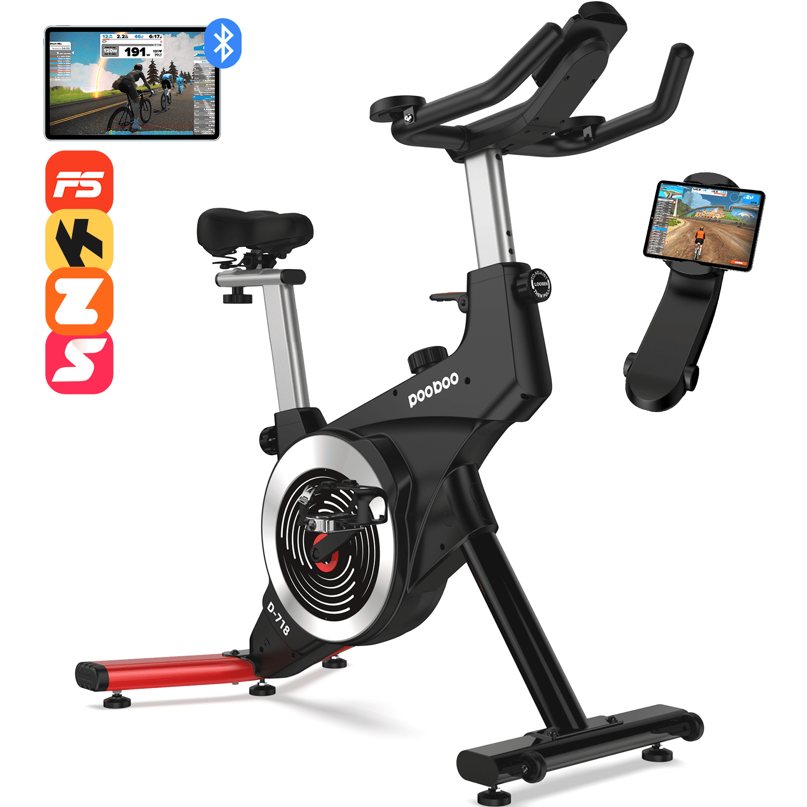 Pooboo c580 spin bike hotsell