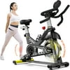 Pooboo Stationary Exercise Bike Indoor Cycling Bike Cycle Bicycle Adjustable Resistance for Home Office Cardio Workout Machine Max Weight 330 lbs