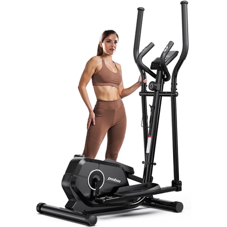 LNOW Magnetic Elliptical Exercise Machine, Elliptical Trainer Fitness Equipment for Home Gym Cardio Workout 250lb