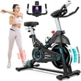 thumbnail image 1 of Pooboo Magnetic Exercise Bike Stationary Bike for Home Gym Indoor Cycling Bike w/Comfortable Seat Cushion 350lbs, 1 of 10