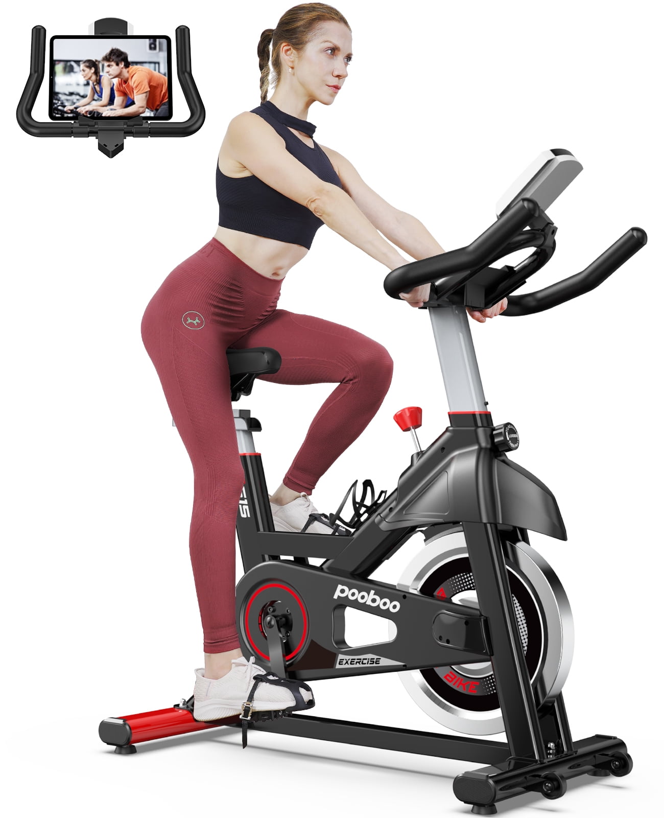 Pooboo Magnetic Indoor Cycling Bike – Home Cardio Kuwait Ubuy