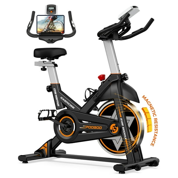 Yellow stationary bike sale