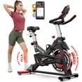thumbnail image 1 of Pooboo Magnetic Exercise Bike Indoor Cycling Bike for Home Cardio Workout Stationary Bike Heavy-Duty Flywheel Quiet Belt Drive, 1 of 10