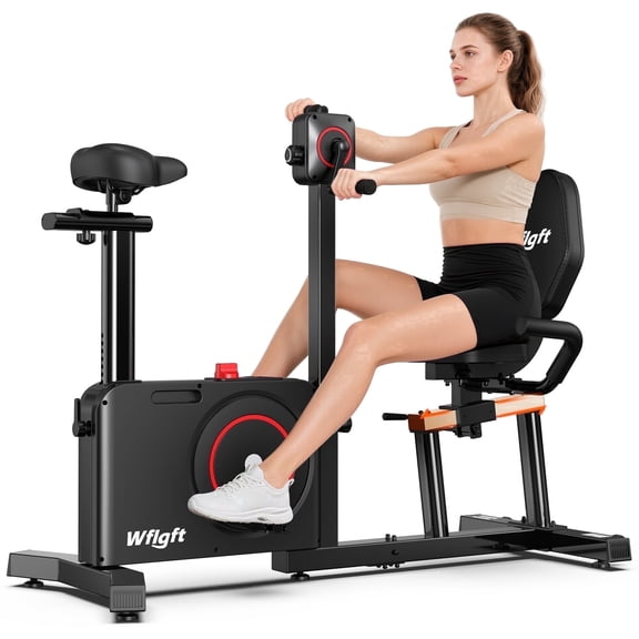 Cycool Recumbent Exercise Bikes Sit Down Stationary Bicycle Magnetic Resistance Indoor Cycling Bike 400lb