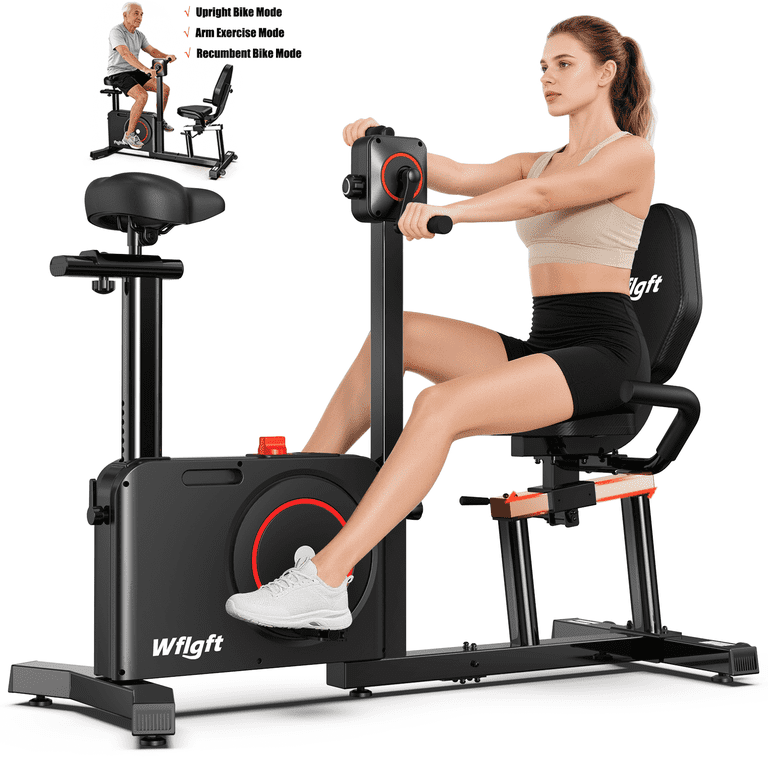 Cycool Unique Dual Mode Recumbent Exercise Bikes with Arm/Leg Exerciser Magnetic Resistance Indoor Cycling Bike For Seniors 400lb, Size: 66.9 x 22.83 Cycool Unique Dual Mode Recumbent Exercise Bikes with Arm/Leg Exerciser Magnetic Resistance Indoor Cycling Bike For Seniors 400lb, Size: 66.9 x 22.83
