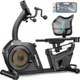 thumbnail image 1 of Pooboo Recumbent Exercise Bikes Sit Down Stationary Bicycle Magnetic Resistance Indoor Cycling Bike  380lbs Capacity, 1 of 11
