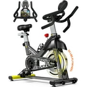 Pooboo Indoor Stationary Exercise bike Cycling Bicycle with LCD Monitor for Indoor Cardio Workout Max Weight 330 Lbs