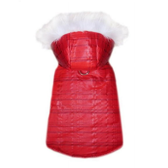 Pooch Outfitters Abbey Parka - Red - Extra Small