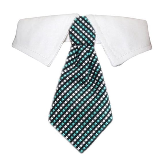 Pooch Outfitters Benjamin Shirt Collar - Green - 3XS