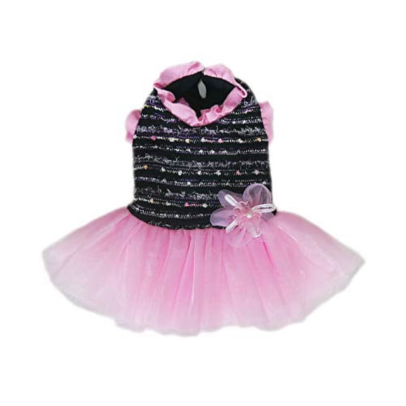 Pooch Outfitters  Caroline Party Dress - Black - Extra Large