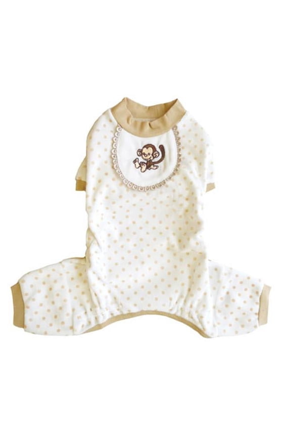 Monkey Pajama - Beige - Extra Small