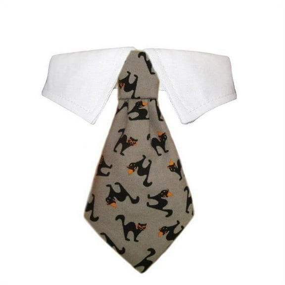 Pooch Outfitters PBLA-XS Blackie Shirt Collar, Gray - Extra Small