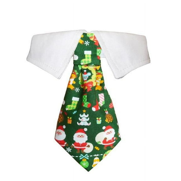 Pooch Outfitters PCEL-XS Celebration Shirt Collar, Green - Extra Small