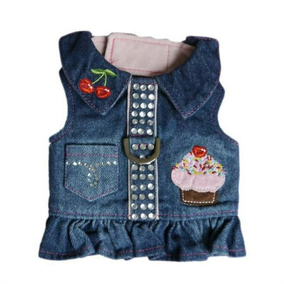 Pooch Outfitters PCUH-XS Cupcake Harness, Blue - Extra Small