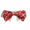 thumbnail image 1 of Pooch Outfitters  Red Checker Bow Tie - Red Checker - Medium, 1 of 6