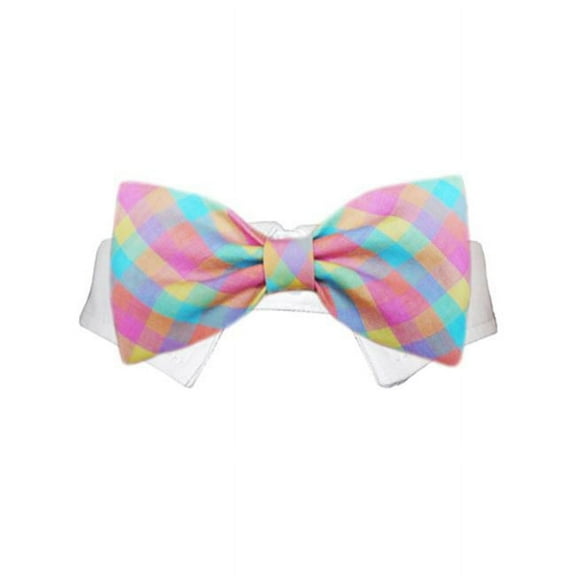 Pooch Outfitters Riley Bow Tie - Pink - Medium