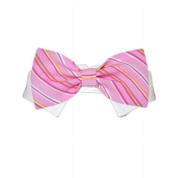 Pooch Outfitters Ryan Bow Tie - Pink - 3XS