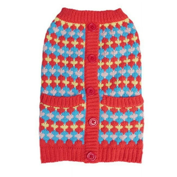 Pooch Outfitters  Zoe Sweater - Orange - Small