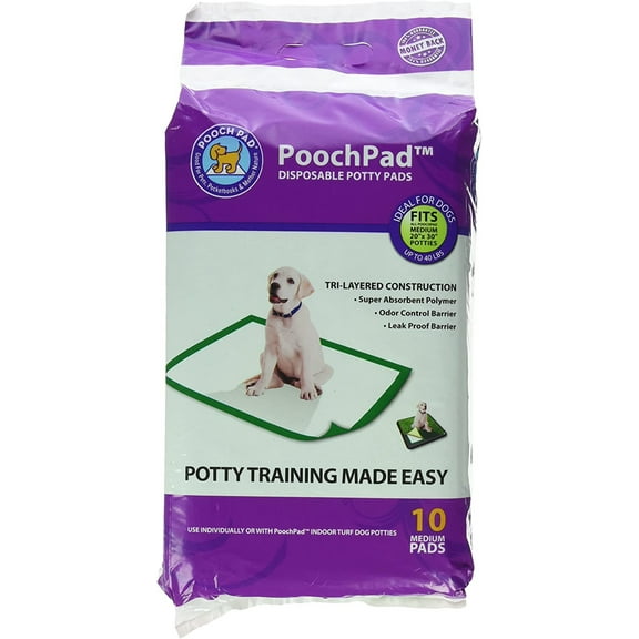 PoochPads Disposable Potty Pad Med 18 x 28 10-Pack