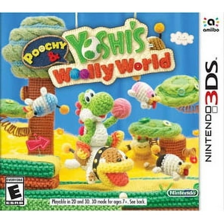 Poochy & Yoshi Woolly World, Nintendo, Nintendo 3DS, 045496744519