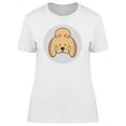 thumbnail image 1 of Poodle Cartoon Head T-Shirt Women -Image by Shutterstock, Female Medium, 1 of 2