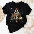 thumbnail image 1 of Poodle Christmas Tree T-Shirt, Funny Dog Lover Gift, Poodle Christmas Lights Shirts, Christmas Shirts for Women Men, 1 of 3
