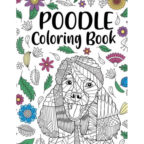 Poodle Coloring Book, (Paperback)