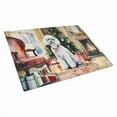thumbnail image 1 of Poodle Cozy Christmas Glass Cutting Board Large 12 in x 15 in, 1 of 5