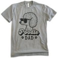 thumbnail image 1 of Poodle Dad T-shirt, Unisex Men's Shirt, Standard Poodle Owner, Best Dog Dad Gift, Dark Heather Gray, X-Small, 1 of 6